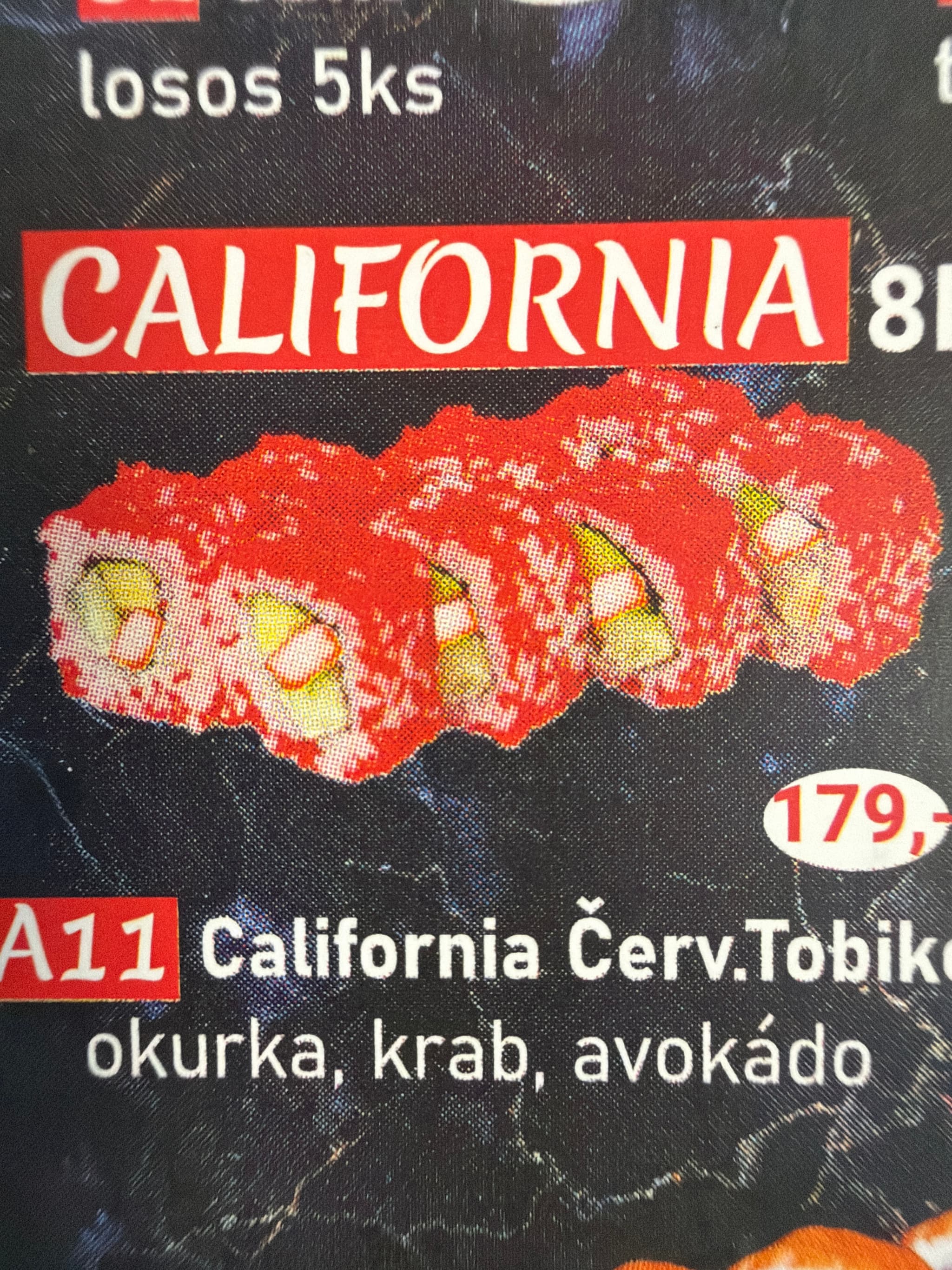 California Červ.Tobiko